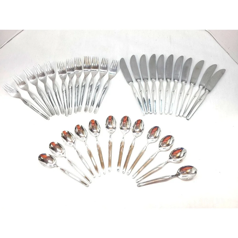 Silber Flock 90 German Silverplate Flatware 35 pcs‎